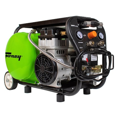 Forney Fornair 1.0 Hp, 4 Gal, Oil-Free Air Compressor, 120 PSI, 4.5 CFM at 90 PSI 555